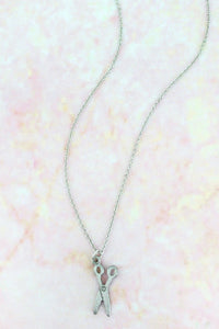 Petite Scissors Hairdresser Gift Necklace