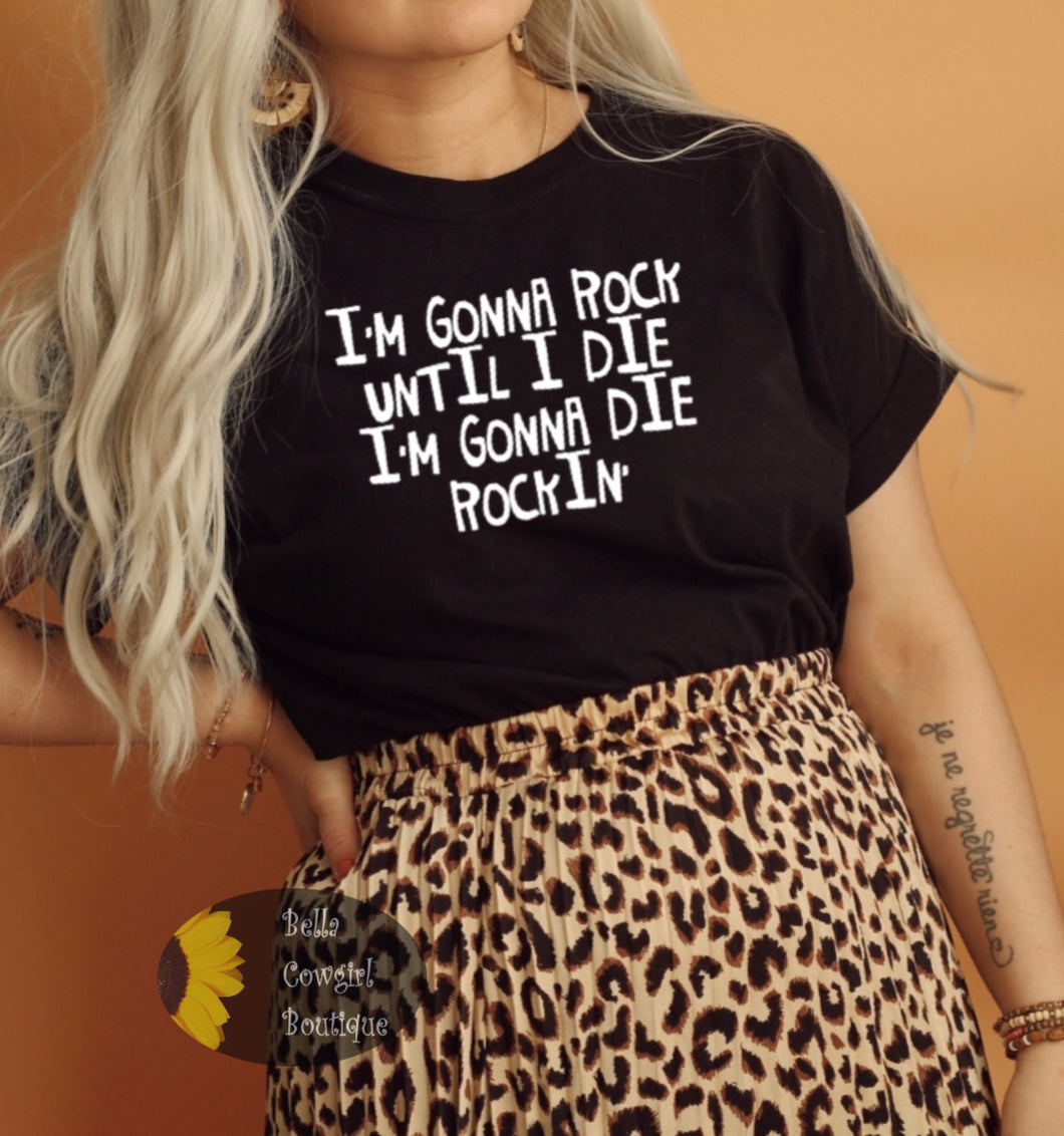 Die Rockin' Country Music Women's T-Shirt