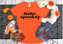 Load image into Gallery viewer, Feelin&#39; Spoookay Halloween Women&#39;s T-Shirt
