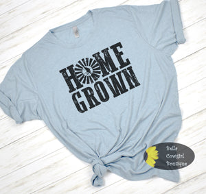 Home Grown Windmill Small Town Girl Country T-Shirt