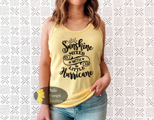 Load image into Gallery viewer, Sunshine Mixed With A Little Hurricane Country Western Women&#39;s Tank Top
