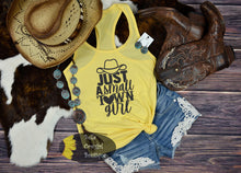 Load image into Gallery viewer, Just A Small Town Girl Country Music Western Women&#39;s Tank Top
