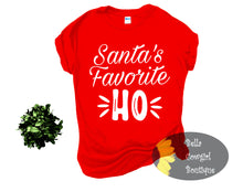 Load image into Gallery viewer, Santa&#39;s Favorite Ho Funny Christmas Women&#39;s T-Shirt
