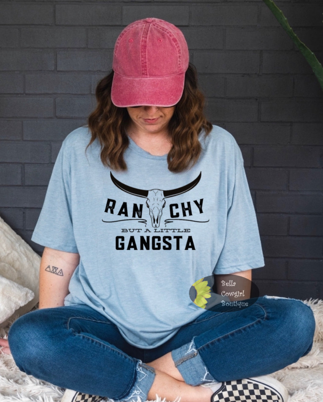 Ranchy With A Little Gangsta Western T-Shirt