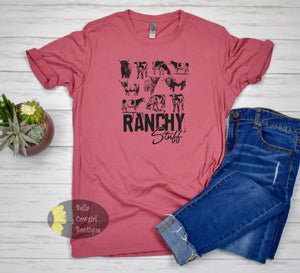 Ranchy Stuff Western Cow T-Shirt
