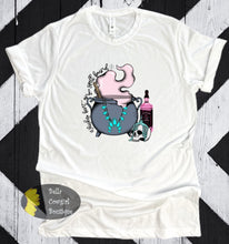Load image into Gallery viewer, Whiskey Bent And Spell Bound Country Music Halloween T-Shirt
