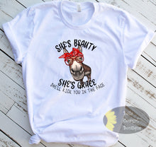 Load image into Gallery viewer, Kick You In The Face Donkey Country T-Shirt

