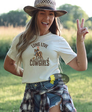 Load image into Gallery viewer, Long Live Cowgirls Country Western Vintage Punchy T-Shirt
