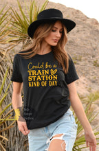 Load image into Gallery viewer, Could Be A Train Station Kind Of Day Yellowstone Women&#39;s T-Shirt
