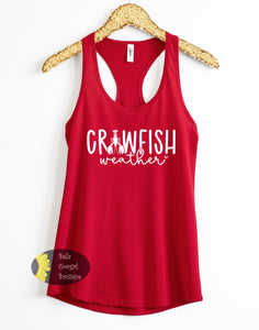 Crawfish Weather Crawfish Boil Cajun Women's Tank Top