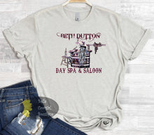 Load image into Gallery viewer, Yellowstone Beth Dutton Day Spa &amp; Saloon Western T-Shirt
