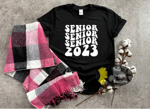 Senior 2023 Graduation Wavy Women's T-Shirt