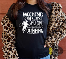Load image into Gallery viewer, Weekend Rodeo &amp; Drinking Western Women&#39;s T-Shirt
