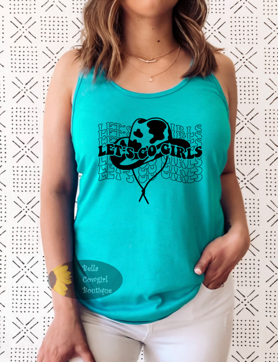 Let's Go Girls Country Western Women's Tank Top