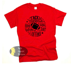 Tackle Touchdown Football Women's T-Shirt