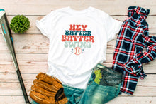 Load image into Gallery viewer, Hey Batter Batter Swing Vintage Baseball T-Shirt
