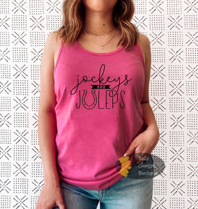 Jockeys And Juleps Horse Race Derby Women's Tank Top