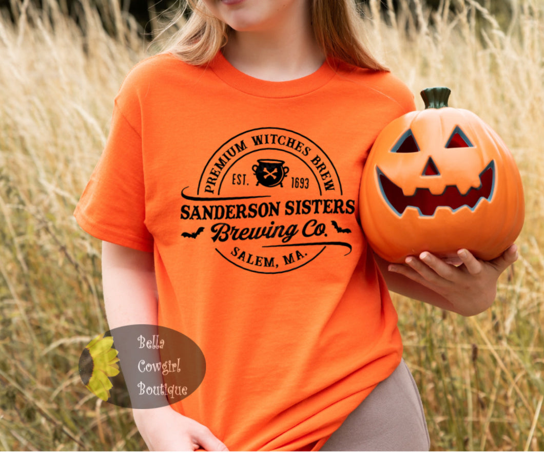 Sanderson Sisters Brewing Company Salem Halloween Women's T-Shirt