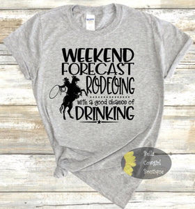 Weekend Rodeo & Drinking Western Women's T-Shirt
