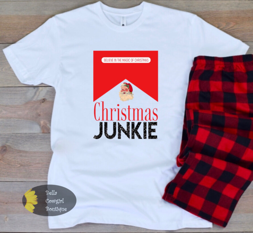 Christmas Junkie Christmas Lover T-Shirt