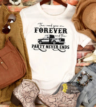 Load image into Gallery viewer, The Road Goes On Forever Country Music T-Shirt
