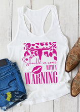 Load image into Gallery viewer, Should&#39;ve Come With A Warning Steer Skull Country Music Women&#39;s Tank Top
