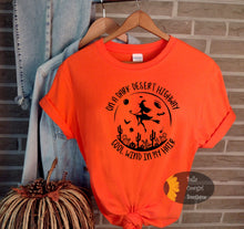 Load image into Gallery viewer, On A Dark Desert Highway Witch Halloween Women&#39;s T-Shirt
