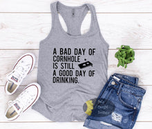 Load image into Gallery viewer, Cornhole Drinking Women&#39;s Tank Top
