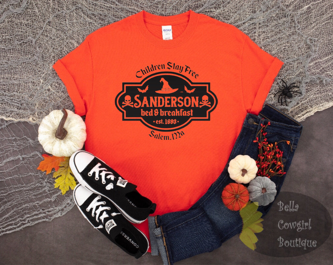 Sanderson Sisters Bed And Breakfast Zachary Binx Halloween Women's T-Shirt