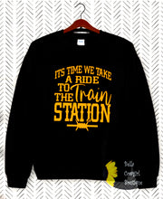 Load image into Gallery viewer, Yellowstone Rip Wheeler Train Station Sweatshirt
