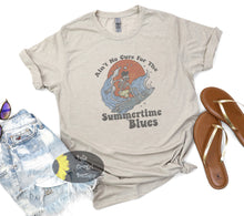 Load image into Gallery viewer, Ain&#39;t No Cure For The Summertime Blues Country Music Surfing T-Shirt
