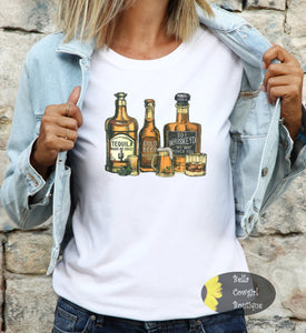 Whiskey'd My Way Country Music T-Shirt