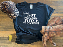 Load image into Gallery viewer, Got A Little Dirt On My Boots Country Music Women&#39;s T-Shirt
