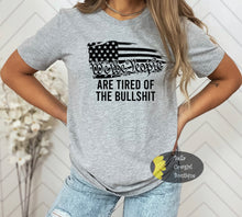 Load image into Gallery viewer, We The People Are Tired Of The Bull Patriotic Women&#39;s T-Shirt
