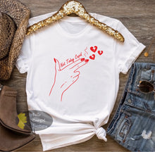 Load image into Gallery viewer, Not Today Cupid Pew Pew Heart Western Valentine&#39;s Day Women&#39;s T-Shirt
