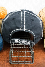 Load image into Gallery viewer, Bad Witch Halloween Distressed Hat - Black
