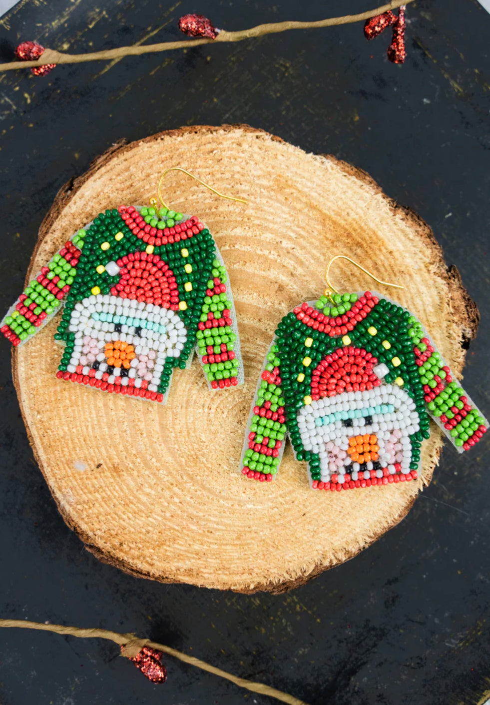 Ugly Christmas Sweater Earrings