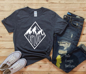 Explore Mountain Wilderness Outdoors Women's T-Shirt