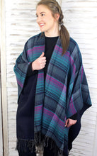 Load image into Gallery viewer, Sunset Peak Aztec Poncho Wrap
