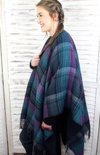 Load image into Gallery viewer, Sunset Peak Aztec Poncho Wrap
