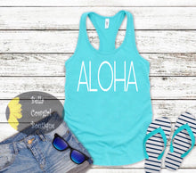 Load image into Gallery viewer, Aloha Summer Women&#39;s Tank Top
