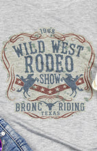 Load image into Gallery viewer, Wild West Rodeo Texas Women&#39;s Muscle Tank Top - Grey
