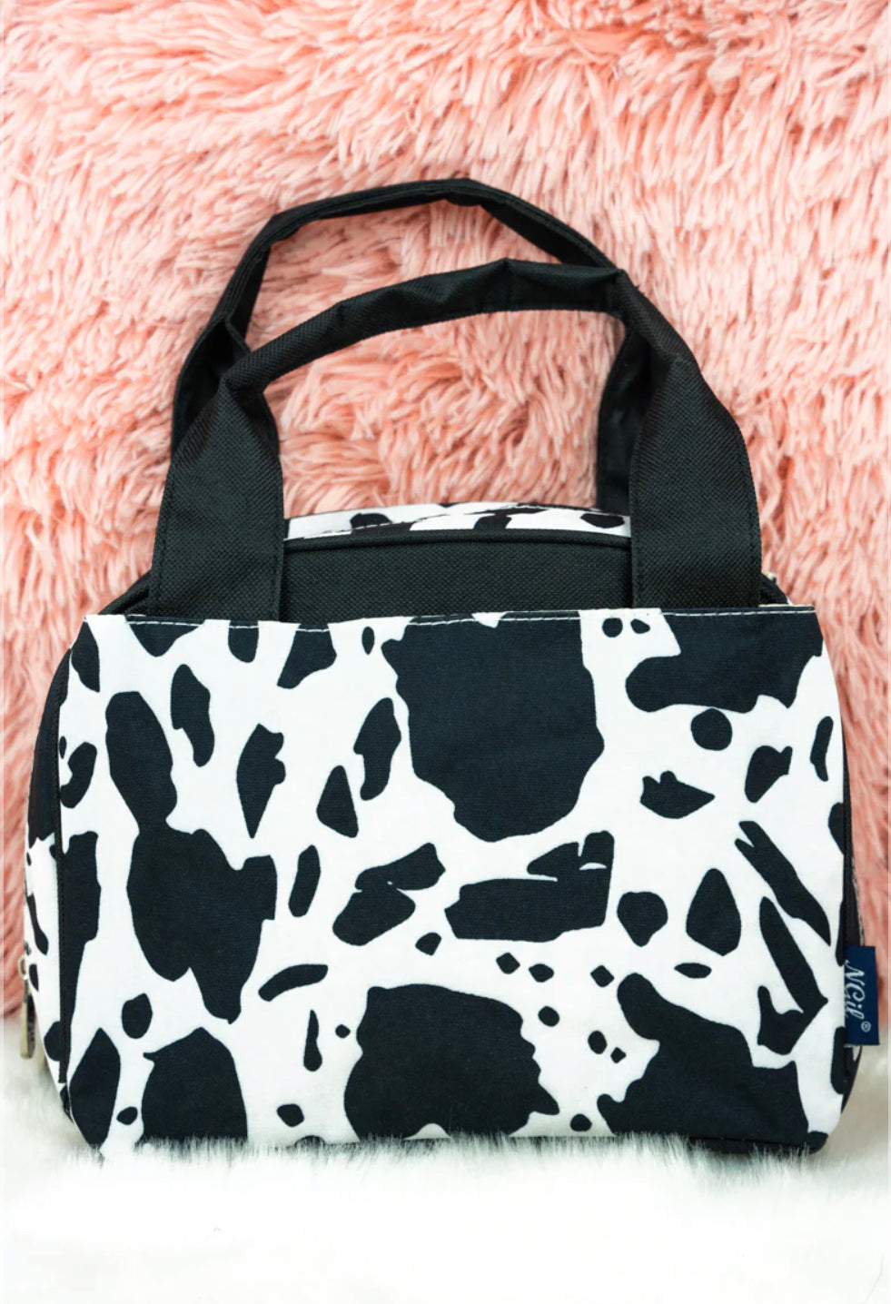 Cow Print Western Insulated Lunch Bag
