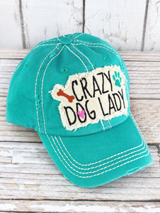 Crazy Dog Lady Distressed Hat