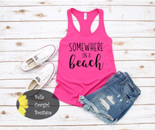 Load image into Gallery viewer, Somewhere On A Beach Country Music Women&#39;s Tank Top
