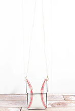 Load image into Gallery viewer, Baseball Cell Phone Crossbody Purse
