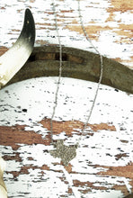 Load image into Gallery viewer, Crystal Silvertone Petite Texas Necklace
