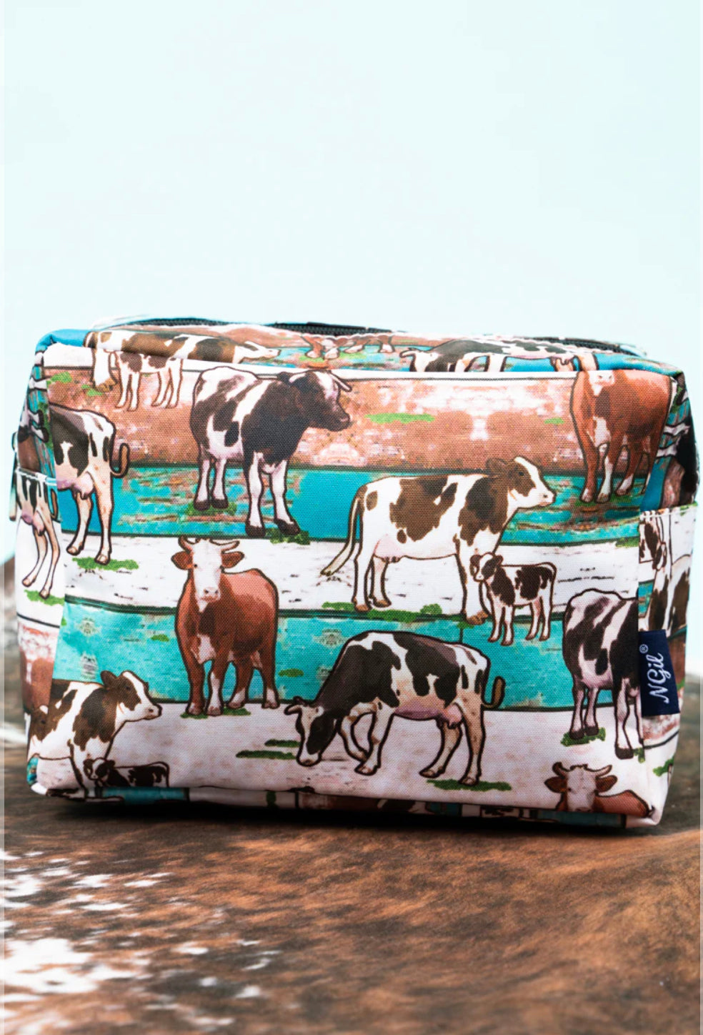 Have You Herd Cow Western Cosmetic Bag
