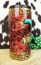 Load image into Gallery viewer, Wild West Yellowstone Skinny Can Hard Koozie
