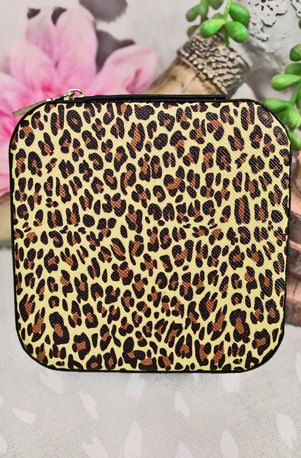 Leopard Small Travel Jewelry Box